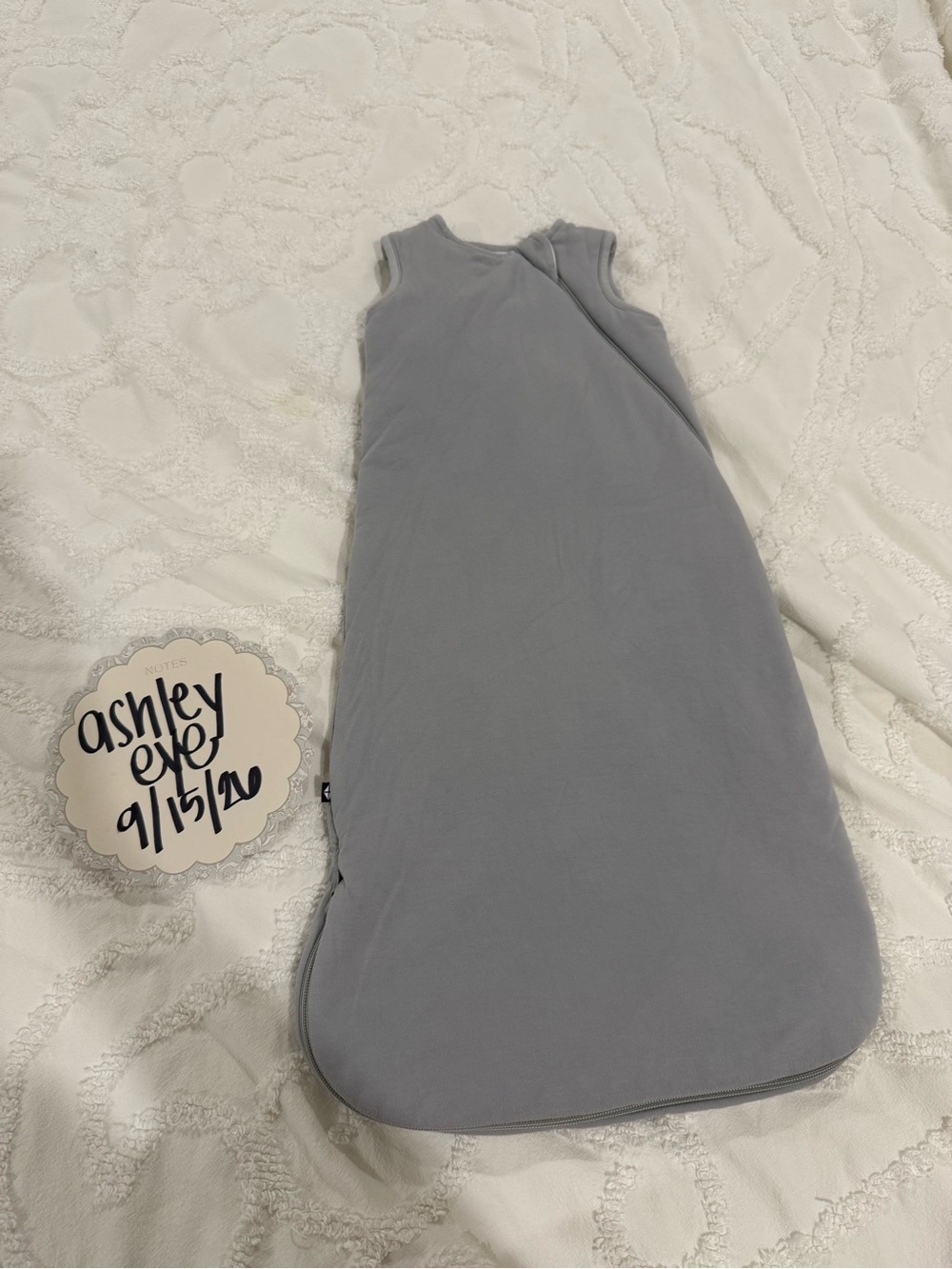 Kyte BABY Sleeveless Sleepsack in Light Gray